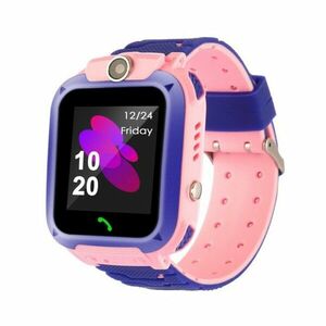 Ceas Smartwatch Pentru Copii Techstar® SW70-Q12 Lite, 1.44 Inch, Cu Functie Telefon SIM, Monitorizare, Apelare SOS, Camera, Roz imagine