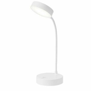 Lampa LED Flexibila de Birou MRG M1631, Reincarcabila, Touch , Alba C962 imagine