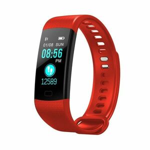 Resigilat Bratara Smart Fitness Sport Y5 Rosu Bluetooth 4.0 Waterproof cu Monitorizare Somn, Cardiaca si Pedometru imagine