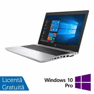 Laptop Refurbished HP ProBook 650 G5, Intel Core i5-8365U 1.60 - 4.10GHz, 8GB DDR4, 256GB SSD, 15.6 Inch Full HD, Webcam + Windows 10 Pro imagine