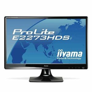 Monitor Second Hand Iiyama E2273HDS, 22 Inch Full HD TN, VGA, DVI, HDMI imagine