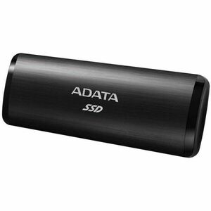 SSD extern ADATA SE760 metal, 1TB Type-C, up to 1000MB/s, multiplatform, cable Type-C-C, cable Type-C-A, Negru imagine