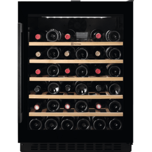 Racitor de vinuri incorporabil Electrolux EWUS052B5B, 52 sticle, H 82 cm, Clasa G, negru imagine