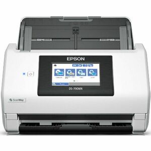 Scanner Epson DS-790WN, dimensiune A4, tip sheetfed, viteza scanare: 45ppm alb-negru si color, rezolutie optica 600x600dpi, ADF Single Pass 50 pagini, duplex, senzor CCD, Scan to Email imagine