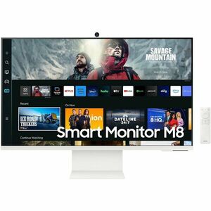 Monitor SMART SAMSUNG, TV Experience, LS32CM801UUXDU, 32, 4ms, UHD, Alb imagine