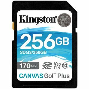 Card memorie Kingston SDXC Canvas GO Plus Clasa 10 UHS-I 256GB imagine