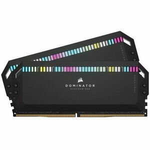 Memorie Corsair DOMINATOR PLATINUM XMP 3.0 Black Heatspreader, DDR5, 6000MT/s 64GB (2x32GB), CL 40, RGB imagine