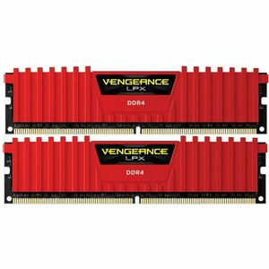Memorie Vengeance LPX Red 32GB DDR4 2666MHz CL16 Dual Channel Kit imagine