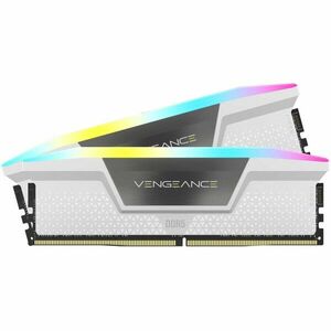 Memorie Vengeance STD PMIC XMP 3.0 White Heatspreader 32GB (2x16GB), DDR5, 6200MT/s, CL 36, RGB imagine