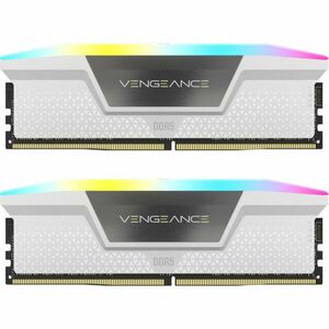 Memorie Vengeance White RGB 64GB DDR5 5200MHz CL40 Dual Channel Kit imagine