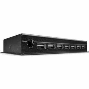 Hub USB 7 porturi, USB 2.0, Black imagine