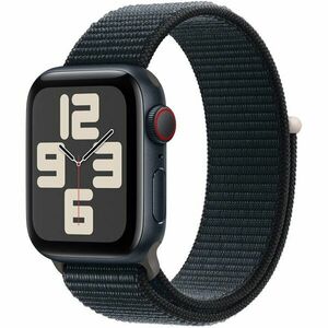 Apple Watch SE (2023), GPS, Cellular, Carcasa Midnight Aluminium 40mm, Midnight Sport Loop imagine