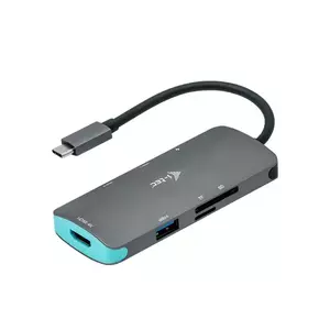 Docking Station i-tec USB-C Metal Nano 4K HDMI cu alimentare 100W imagine
