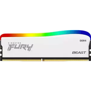 Memorie Kingston FURY Beast RGB White Special Edition 8GB DDR4 3200Mhz CL16 imagine