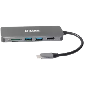 Hub USB D-Link DUB-2327 6-in-1 USB-C imagine