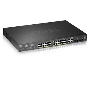 Switch ZyXEL GS2220-28HP cu management cu PoE 24x1000Mbps + 2xSFP imagine
