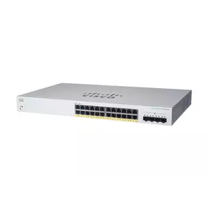 Switch Cisco CBS220-24FP-4X cu management cu PoE 24x1000Mbps + 4xSFP+ imagine
