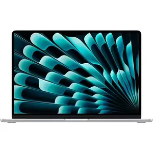 Notebook Apple MacBook Air 15 (2024) 15.3" Apple M3 8-core GPU 10-core RAM 8GB SSD 256GB Tastatura INT Argintiu imagine