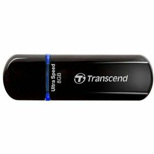 Memorie USB Transcend Jetflash 600 8GB USB 2.0 Black imagine
