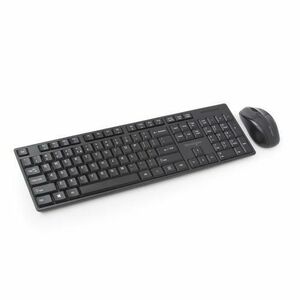 Kit tastatura si mouse wireless Kensington Profit Low-Profile K75230UK, tastatura wireless 104 taste, mouse wireless 1200dpi, Negru imagine