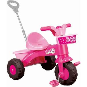 Prima mea tricicleta roz cu maner Dolu, Unicorn imagine