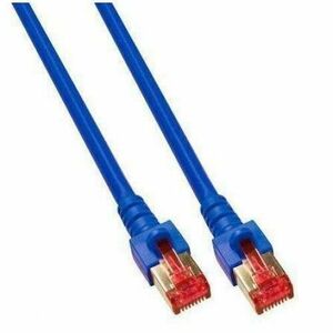 Cablu de retea din fibra optica cu miez de cupru, EFB Elektronik , S/FTP cat6A LSZH 2m, albastru imagine