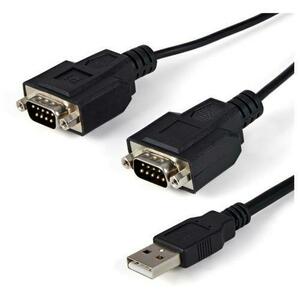 Cablu StarTech ICUSB2322F, USB 2.0 Type-A, DB-9, 2.1 m (Negru) imagine