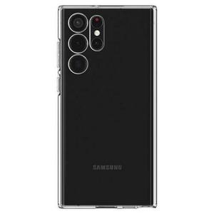 Carcasa Spigen Liquid Crystal compatibila cu Samsung Galaxy S22 Ultra Crystal Clear imagine