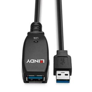 Cablu prelungitor USB Lindy LY-43322, 15m, USB 3.0 imagine