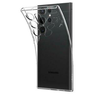 Husa pentru Samsung Galaxy S23 Ultra S918, Spigen, Liquid Crystal, Transparenta ACS05610 imagine