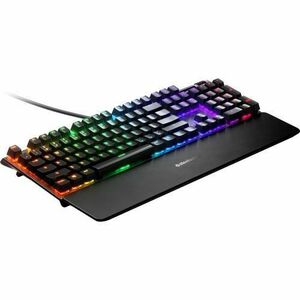 Tastatura Mecanica Gaming SteelSeries Apex 7, RGB, Red Switch, Layout US (Negru) imagine