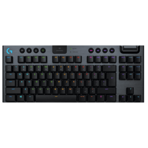 Tastatura Gaming Mecanica Logitech G915 TKL LIGHTSPEED Wireless GL Clicky, USB/Bluetooth, iluminare RGB (Negru) imagine