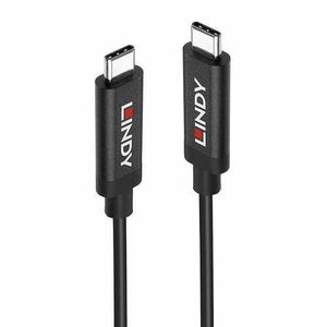 Cablu de date Lindy LY-43308, USB 3.2 Gen 2 C/C Activ, 60W, 8K, Negru imagine