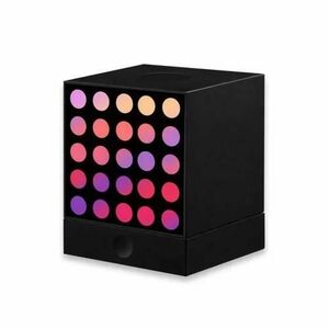 Lampa de birou LED inteligenta Yeelight Cube Smart Lamp, Matrix, 6.5 W, 2100 mAh, iluminare RGB, Wireless (Negru) imagine