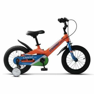 Bicicleta Copii 4-6 ani Carpat PRO C16122B, roti 16inch, Portocaliu/Albastru imagine