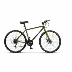Bicicleta MTB-HT Velors V27305A, Schimbator Shiming TZ, 21 Viteze, Roti 27.5 Inch, Frane pe Disc, Verde/Negru imagine