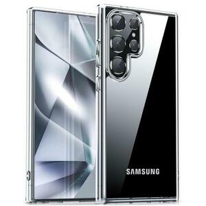Husa Devia Shark Series Shockproof compatibila cu Samsung Galaxy S24 Ultra, Transparent imagine