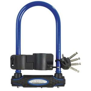 Antifurt MasterLock 210X110X13MM U-lock cu cheie, Albastru imagine
