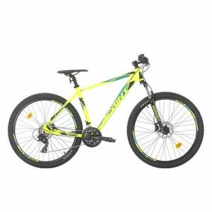 Bicicleta MTB Sprint Maverick 29, 440mm, 2021, Verde Neon Mat imagine