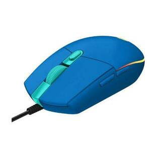 Mouse Gaming Logitech G102 Lightsync, 8000 dpi, iluminare RGB, USB (Albastru) imagine