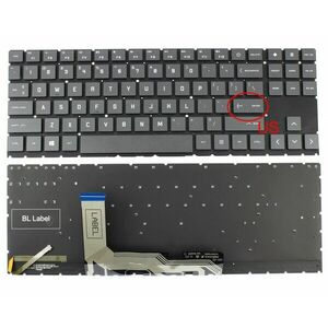 Tastatura HP Omen 15 iluminata layout US fara rama enter mic imagine