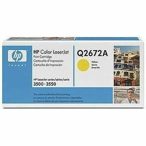 HP Q2672A Toner Yellow Smart Print Cartridge for Color LJ 3500 4000 pgs Q2672A imagine