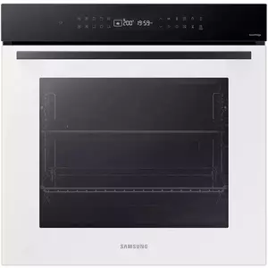 Cuptor incorporabil Bespoke Samsung NV7B4040VAW/U2, Electric, 76 l, Autocuratare catalitica, Display touch, SmartThings Cooking, Clasa A+, Alb/Negru imagine