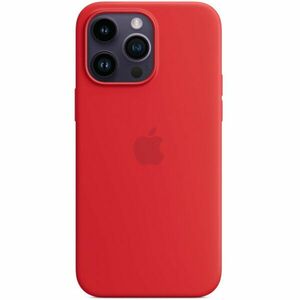 Husa de protectie Apple Silicone Case with MagSafe pentru iPhone 14 Pro Max, (PRODUCT)RED imagine