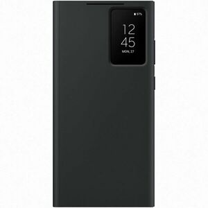 Husa de protectie Samsung Smart View Wallet Case pentru Galaxy S23 Ultra, Black imagine