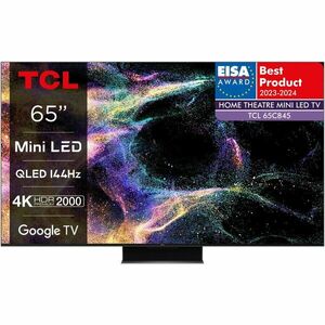 Televizor TCL MiniLed 65C845, 164 cm, Smart Google TV, 4K Ultra HD, 100 Hz, Clasa G imagine