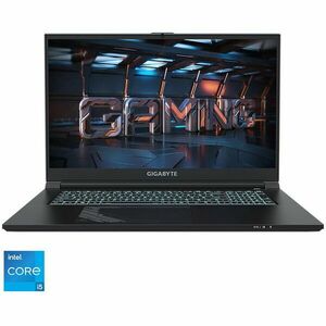 Laptop Gaming Gigabyte G7 KF cu procesor Intel® Core™ i5-12500H pana la 4.50GHz, 17.3, Full HD, 144Hz, 16GB, 512GB SSD, NVIDIA GeForce RTX 4060 8GB GDDR6, No OS, Black imagine