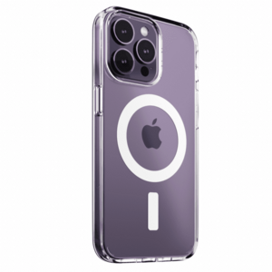 Husa de protectie Apple Clear Case with MagSafe pentru iPhone 14 Pro, Transparent imagine