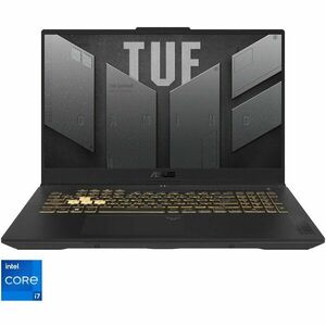 Laptop Gaming ASUS TUF F17 FX707VI cu procesor Intel® Core™ i7-13620H pana la 4.9 GHz, 17.3, Full HD, IPS, 144Hz, 32GB, 2TB SSD, NVIDIA® GeForce RTX™ 4070 8GB GDDR6, No OS, Mecha Gray imagine