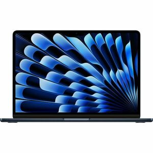 Laptop Apple MacBook Air 13, cu procesor Apple M3, 8 nuclee CPU si 8 nuclee GPU, 8GB, 256GB, Midnight, INT KB, Manual RO imagine